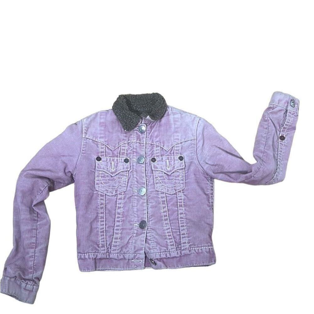 TRUE RELIGION CORDUROY‎ SHERPA JACKET SIZE S